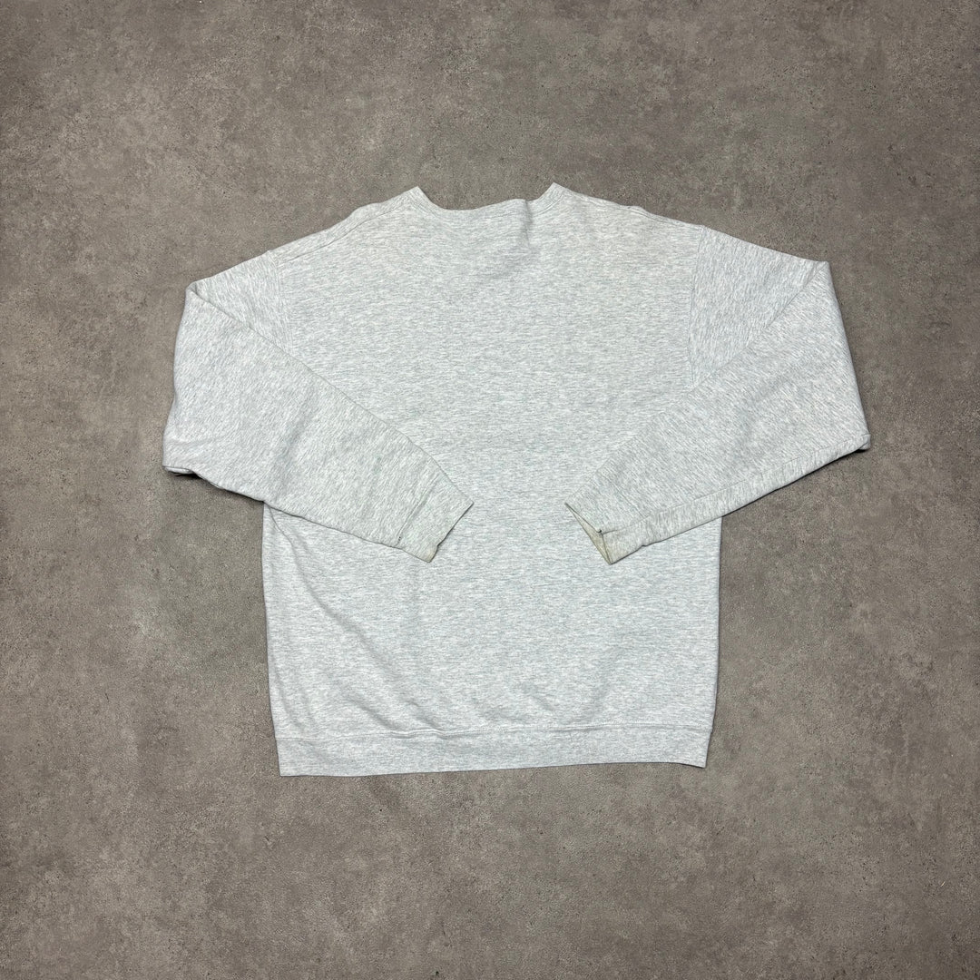 Vintage New York Yankees Grey Sweatshirt (XL)