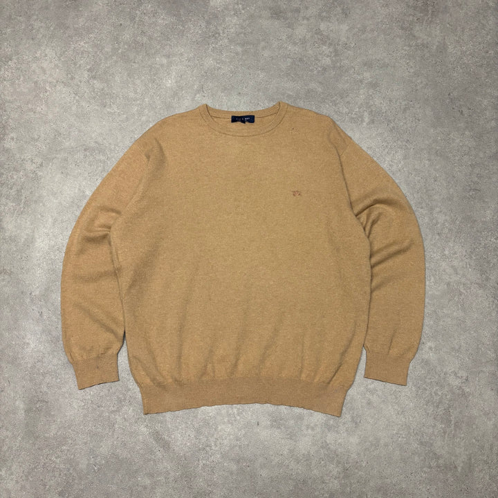 Vintage Burberry Light Brown Knitted Sweater (L)