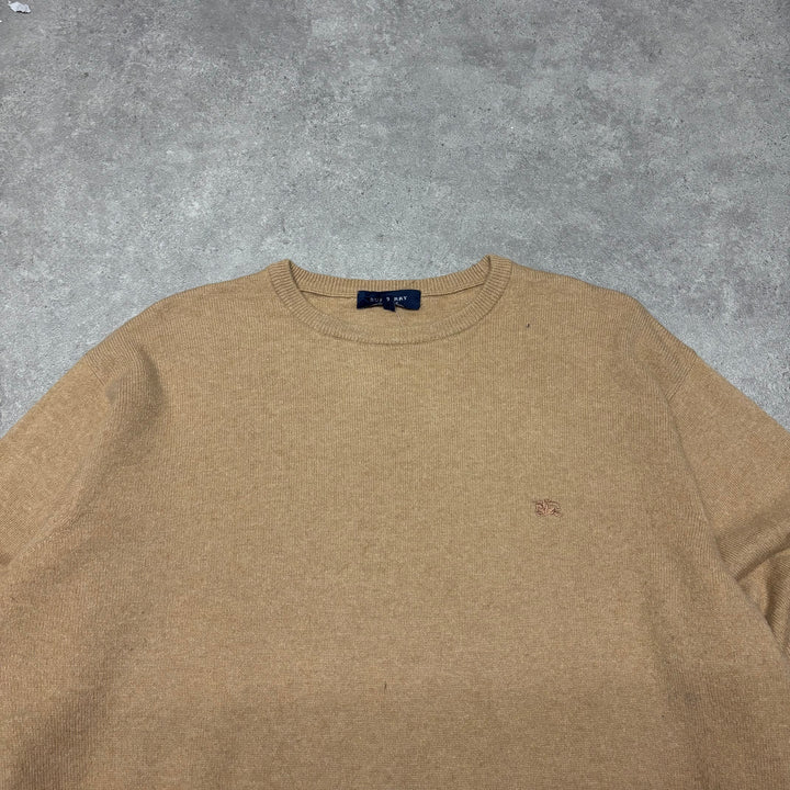 Vintage Burberry Light Brown Knitted Sweater (L)