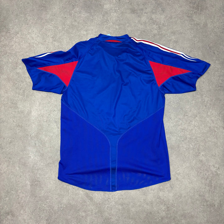 2004 Vintage Adidas France Home Football Shirt (XL)