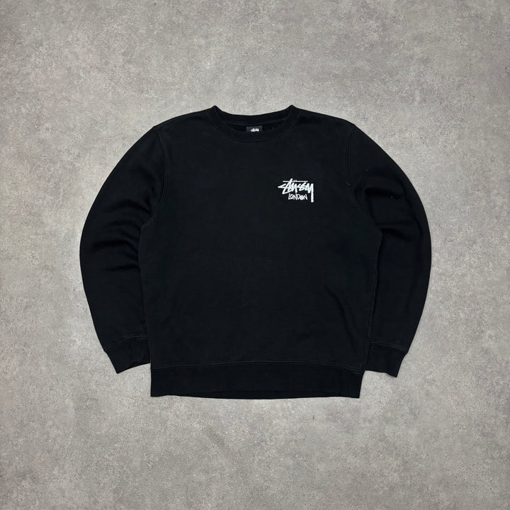 Stussy Black London Sweatshirt (S)