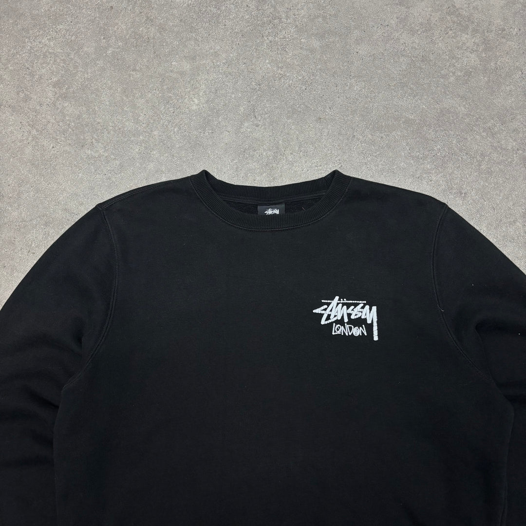 Stussy Black London Sweatshirt (S)