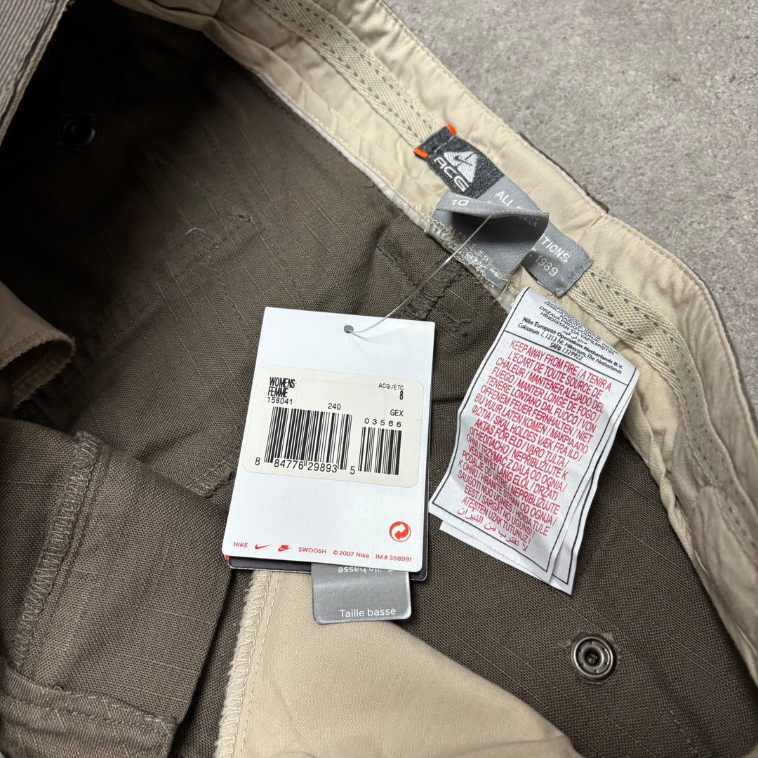 New Nike ACG Brown Trousers (S)