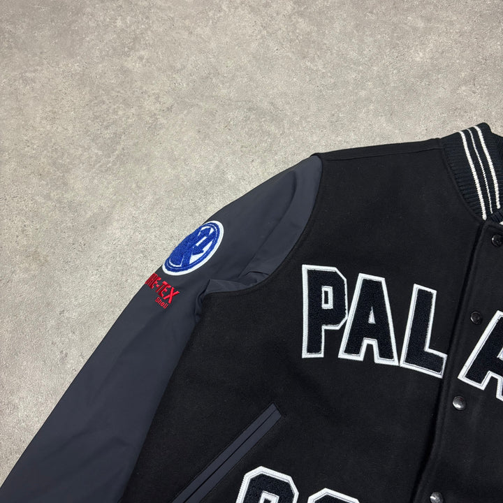 New Palace Gore-Tex Going Further Black Varsity Jacket (L)