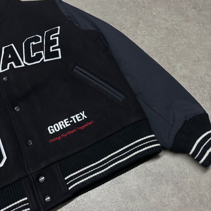 New Palace Gore-Tex Going Further Black Varsity Jacket (L)