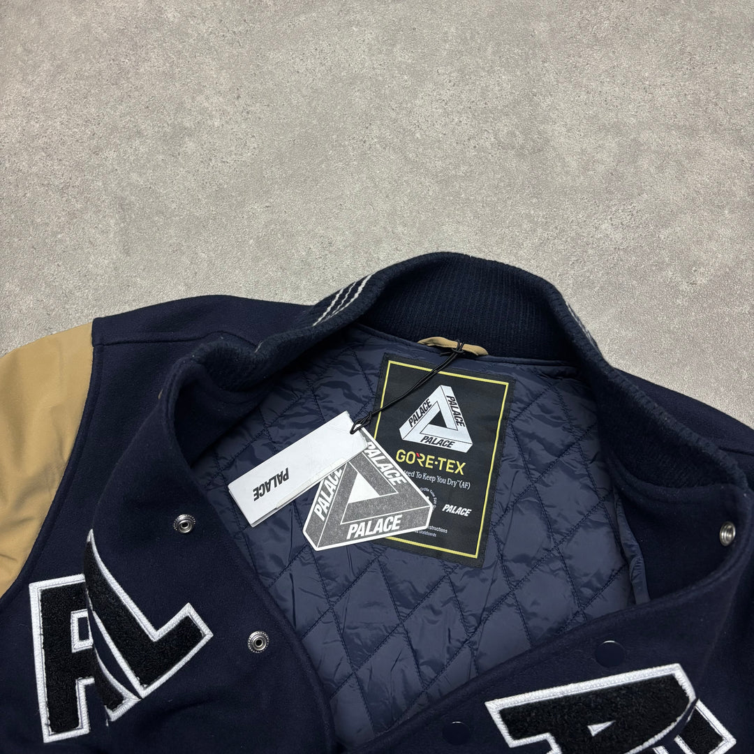 New Palace Gore-Tex Going Further Black Varsity Jacket (M)