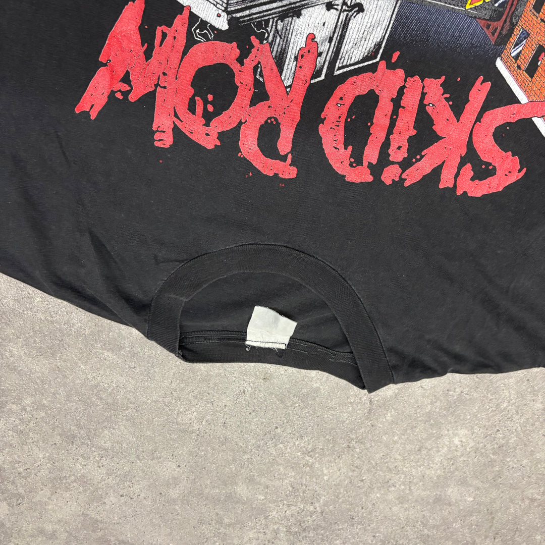 rare Vintage 1989 Skid Row Tour Black Graphic T-Shirt (M)