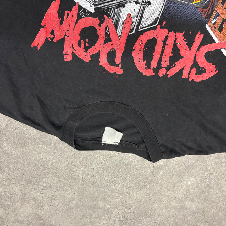 rare Vintage 1989 Skid Row Tour Black Graphic T-Shirt (M)