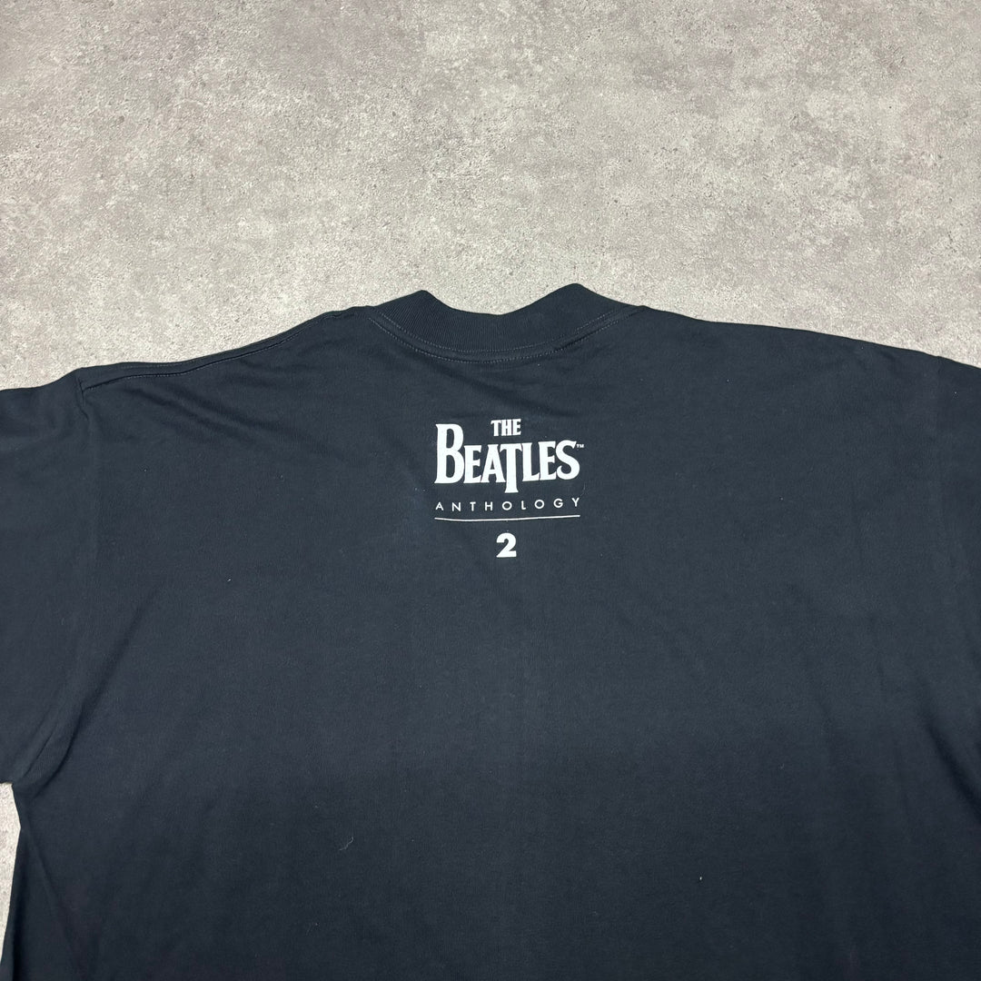 1996 Vintage The Beatles Anthology Black T-Shirt (XL)