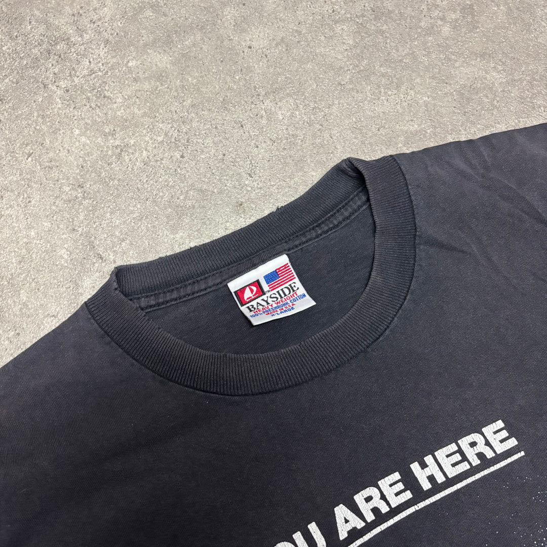 90's Vintage 'You Are Here' Galaxy Graphic T-Shirt (XL)