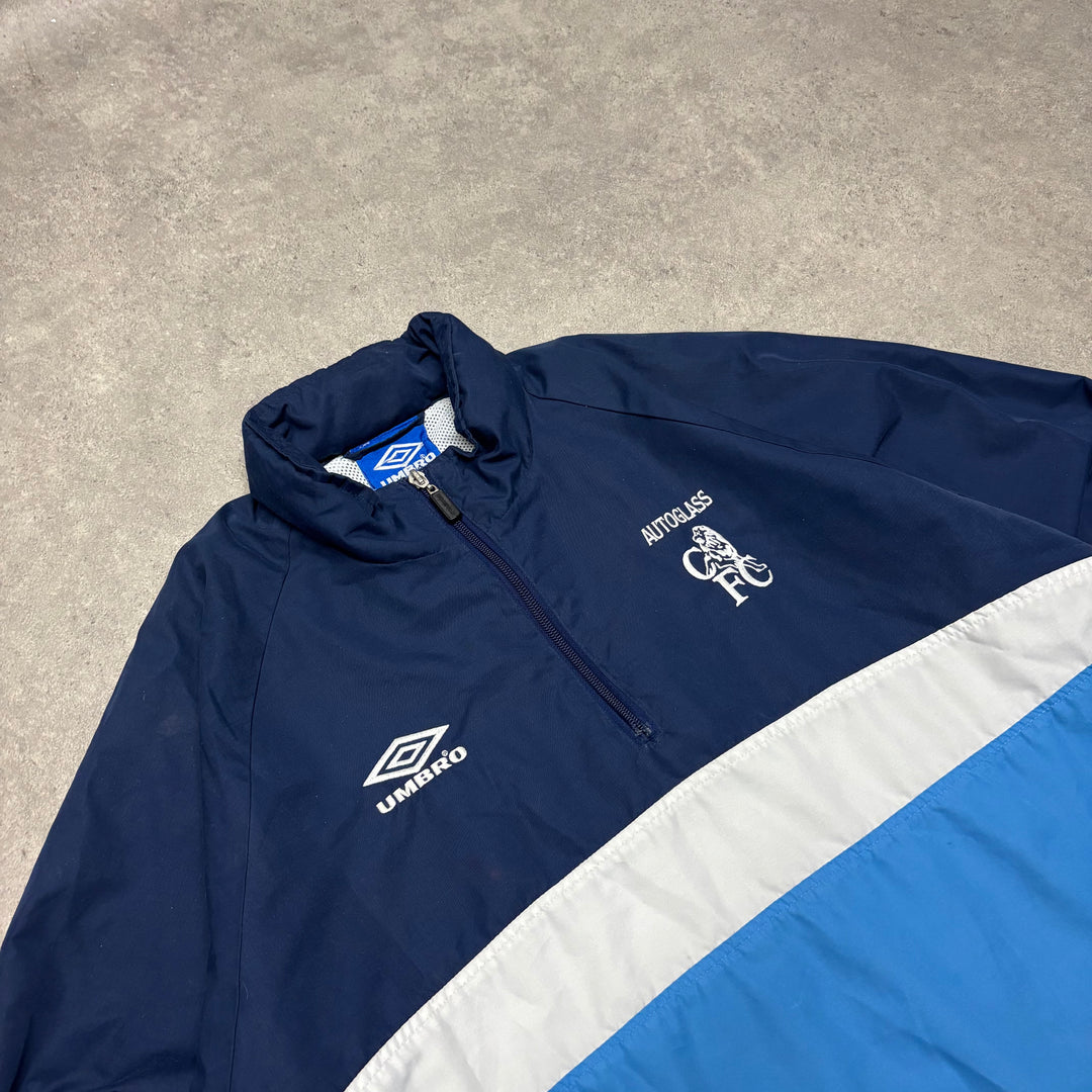 1999 Vintage Umbro Chelsea Quarter Zip Tracksuit Top (M)