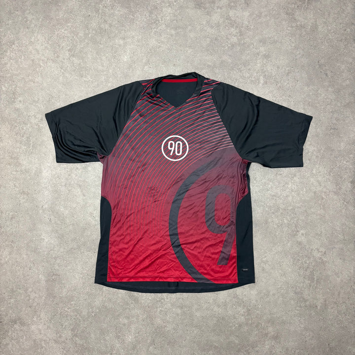Vintage T90 Red Football Training Shirt (L)