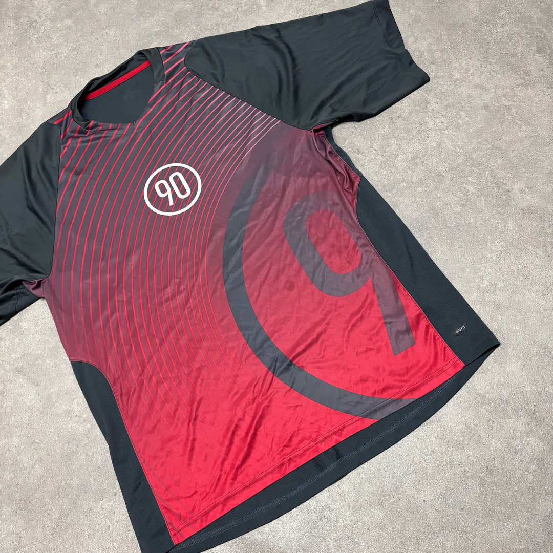 Vintage T90 Red Football Training Shirt (L)