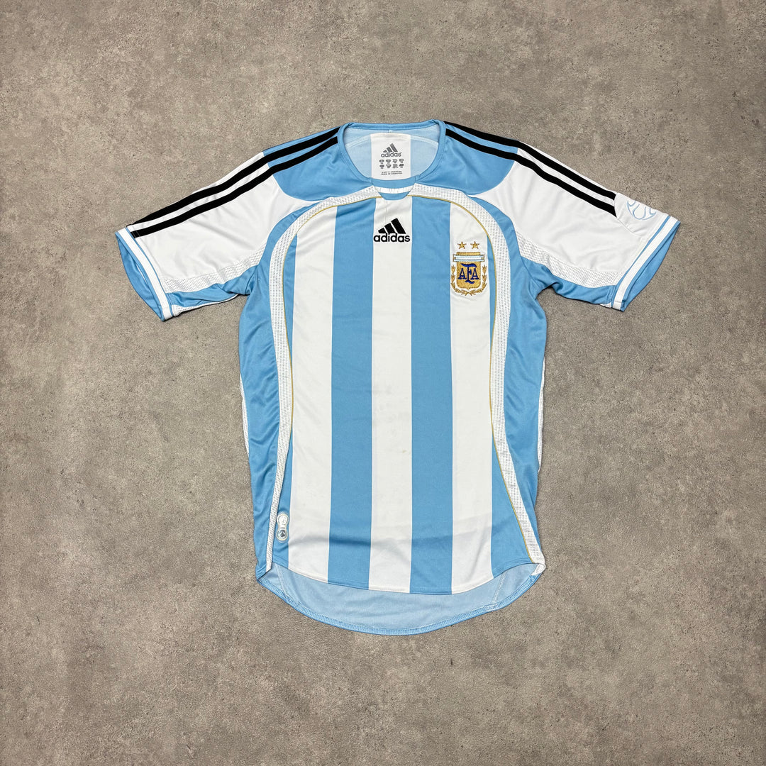 00's Vintage Adidas Argentina Home Football Shirt (XS)