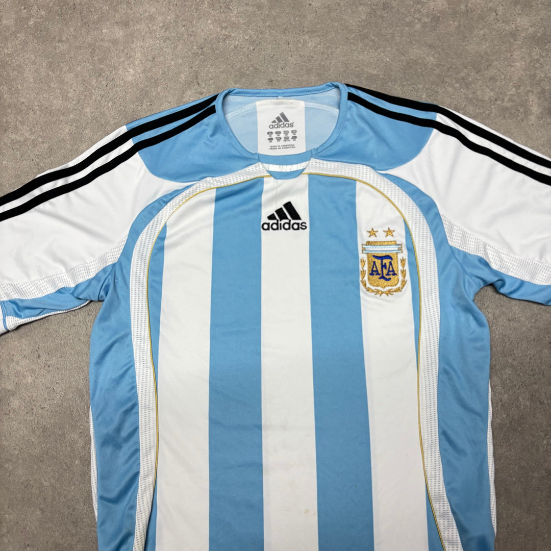 00's Vintage Adidas Argentina Home Football Shirt (XS)