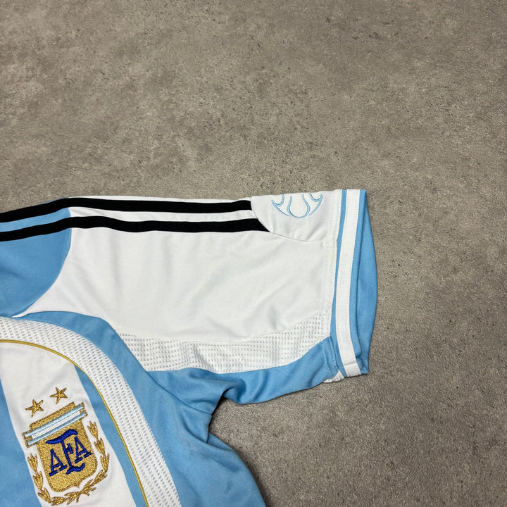 00's Vintage Adidas Argentina Home Football Shirt (XS)