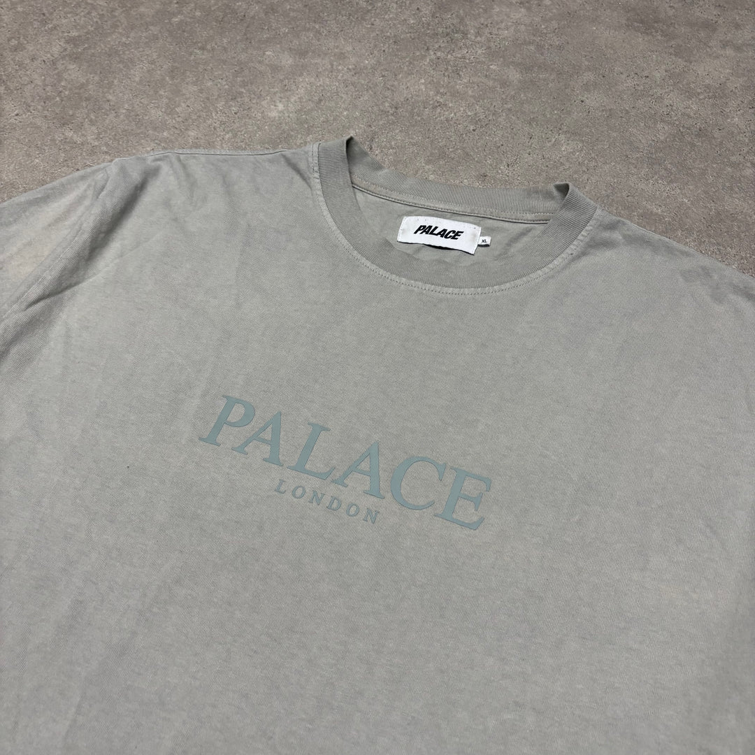 Palace Washed Grey Long Sleeve T-Shirt (XL)