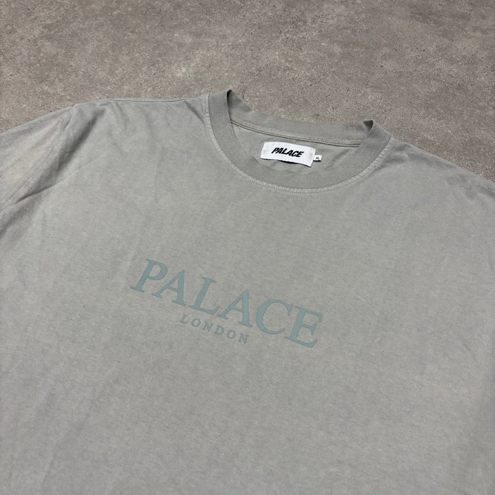 Palace Washed Grey Long Sleeve T-Shirt (XL)