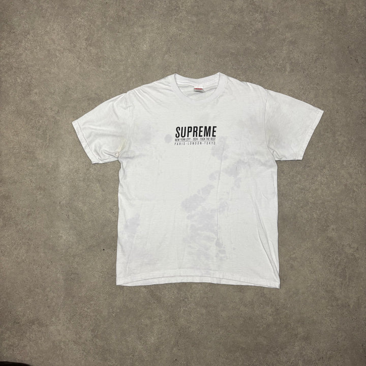 Supreme Paris White T-Shirt (M)