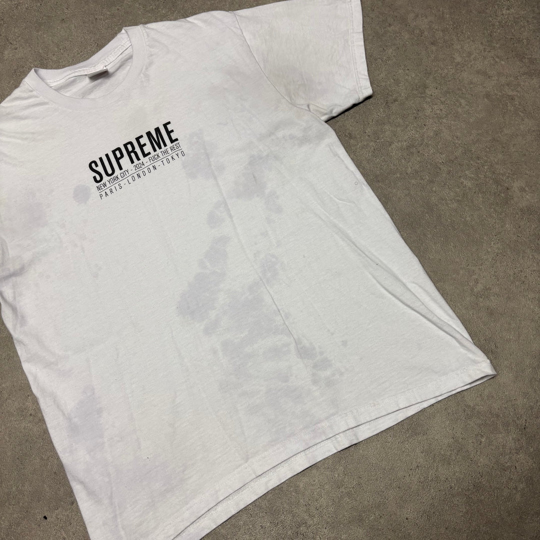 Supreme Paris White T-Shirt (M)