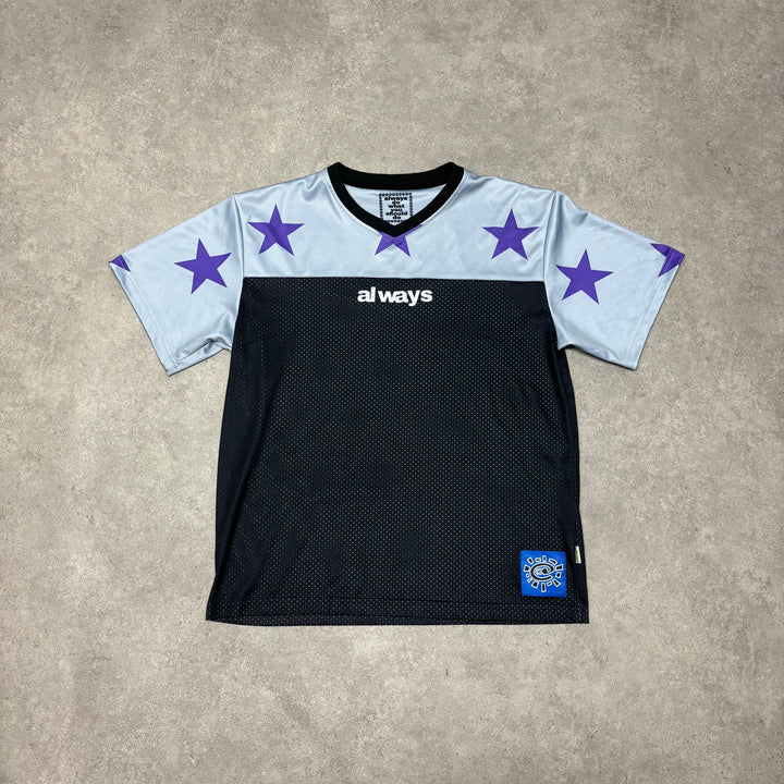 Always Do What You Should Do Star Mesh Football Jersey (L)