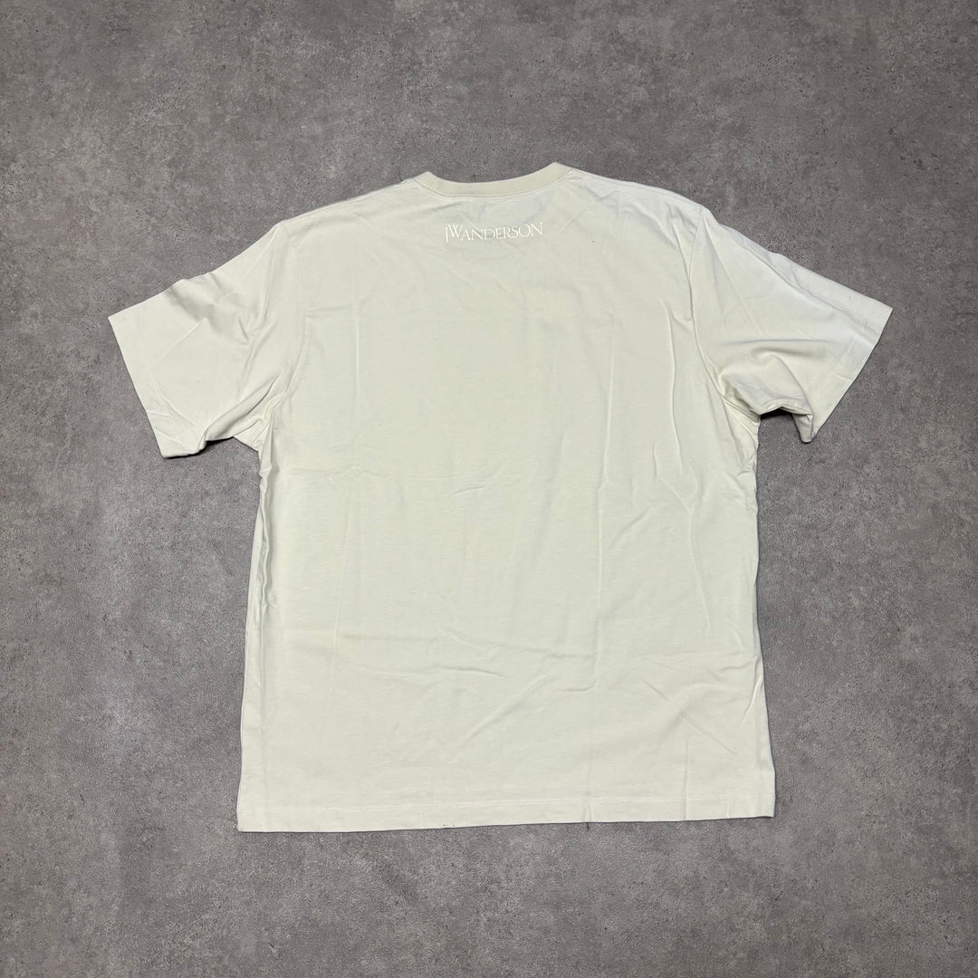 Oversized J.W Anderson Rugby Face White T-Shirt (XL)