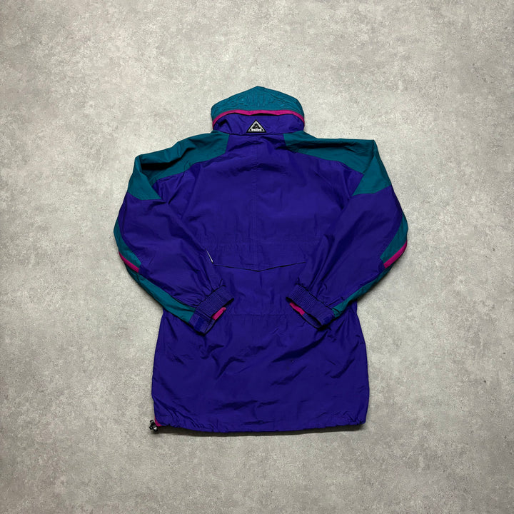 90's Vintage Helly Hansen Multicoloured Long Skiing Jacket (L)