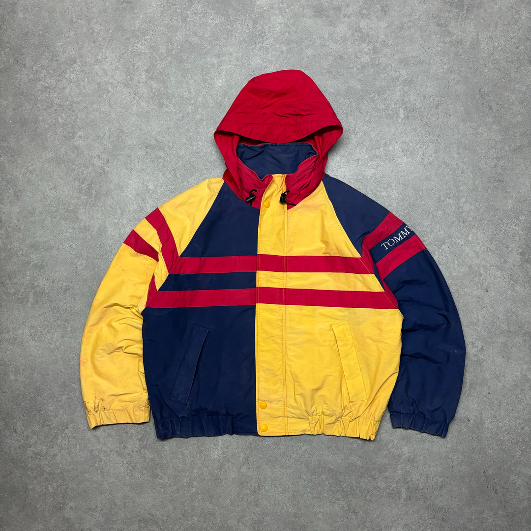 90's Vintage Tommy Hilfiger Yellow Sailing Jacket (XL)