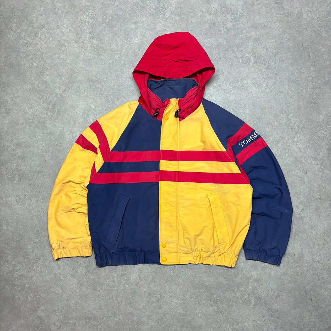 90's Vintage Tommy Hilfiger Yellow Sailing Jacket (XL)