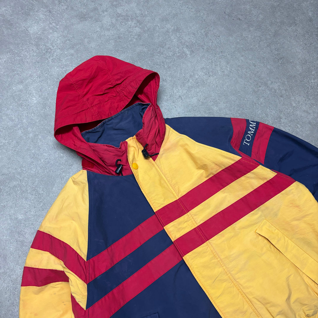 90's Vintage Tommy Hilfiger Yellow Sailing Jacket (XL)