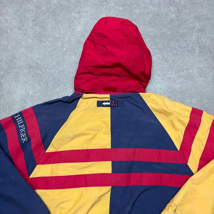 90's Vintage Tommy Hilfiger Yellow Sailing Jacket (XL)