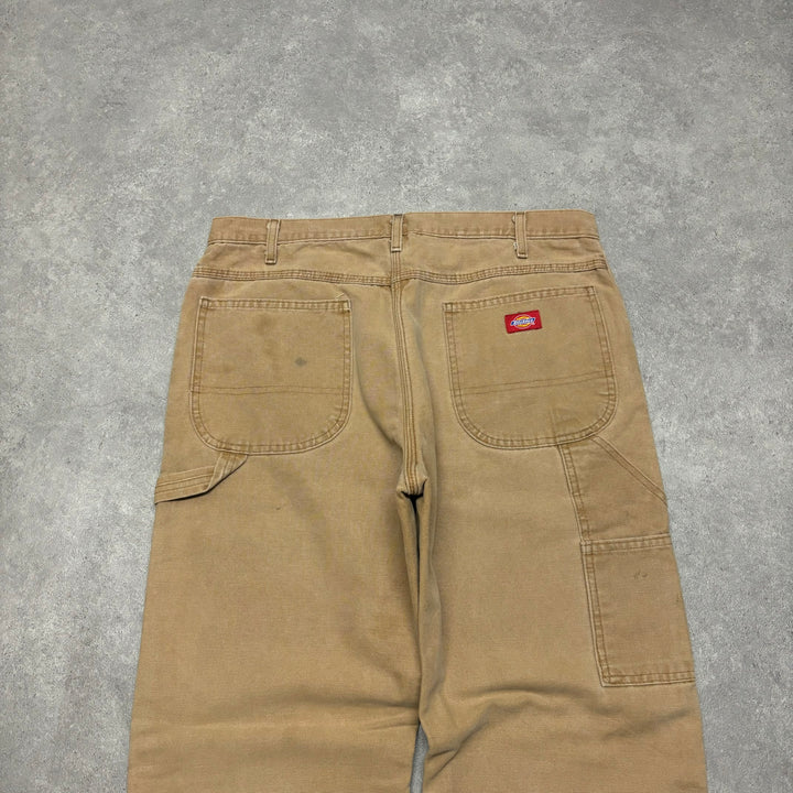 Vintage Dickies Tan Fleece Lined Trousers (36x34)