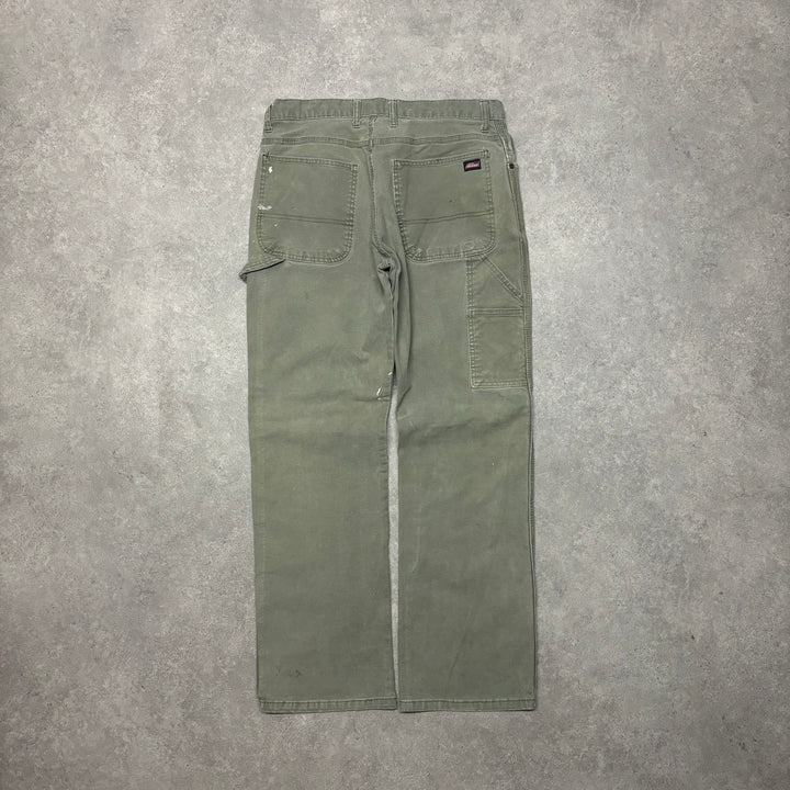 Vintage Dickies Green Carpenter Trousers (33x32)