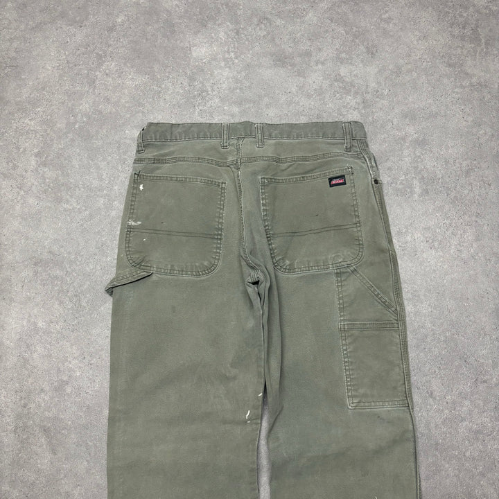 Vintage Dickies Green Carpenter Trousers (33x32)