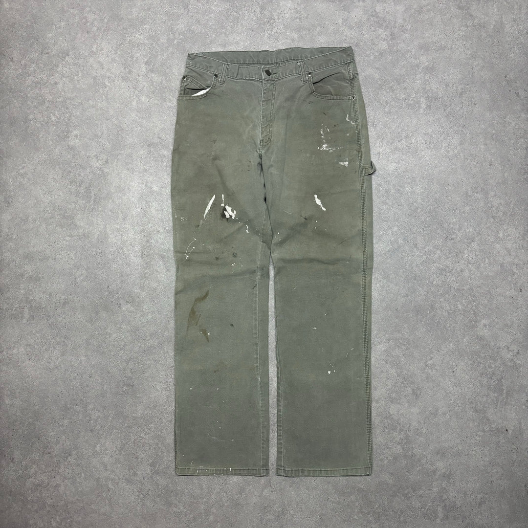Vintage Dickies Green Carpenter Trousers (33x32)