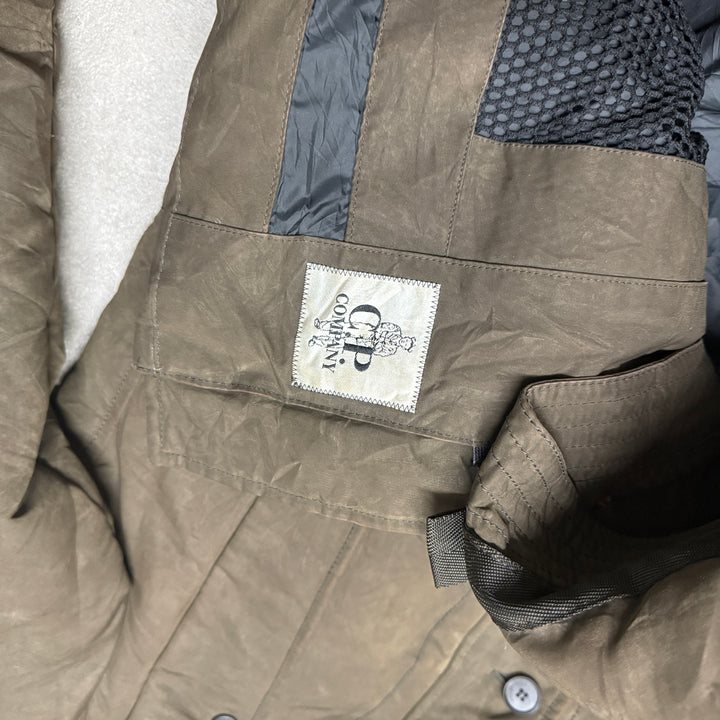 Vintage CP Company Brown Fur Hooded Parka (L)