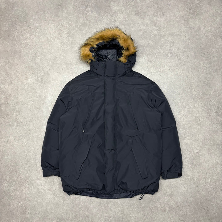 Supreme Rare Gore-Tex Hooded Black Puffer Parka Jacket (M)