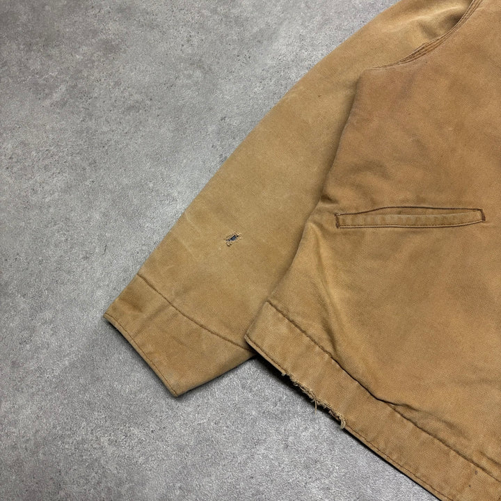 Vintage Carhartt Beige Detroit Jacket (M)