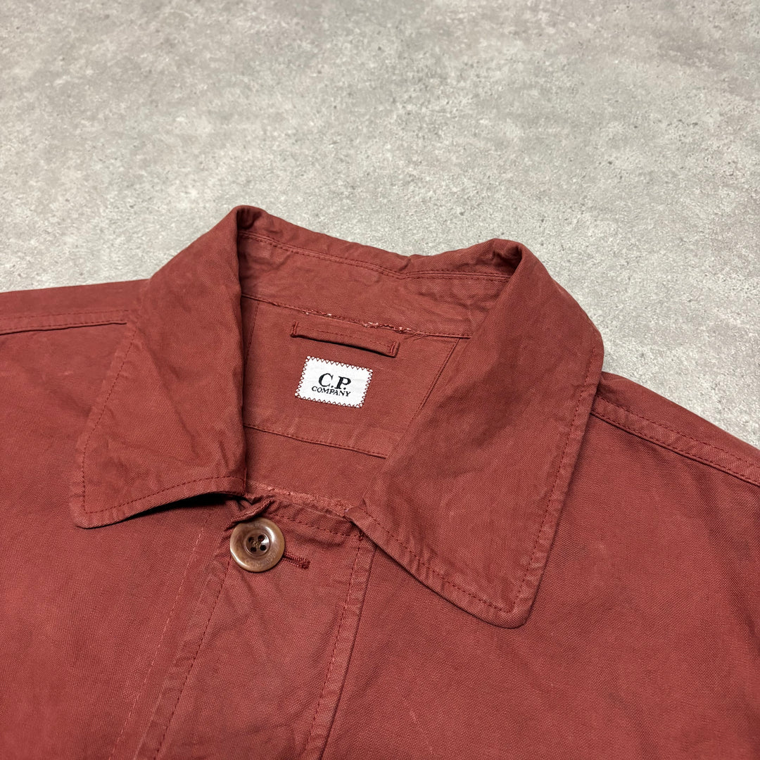 Vintage CP Company Goggle Burnt Orange Jacket (L)