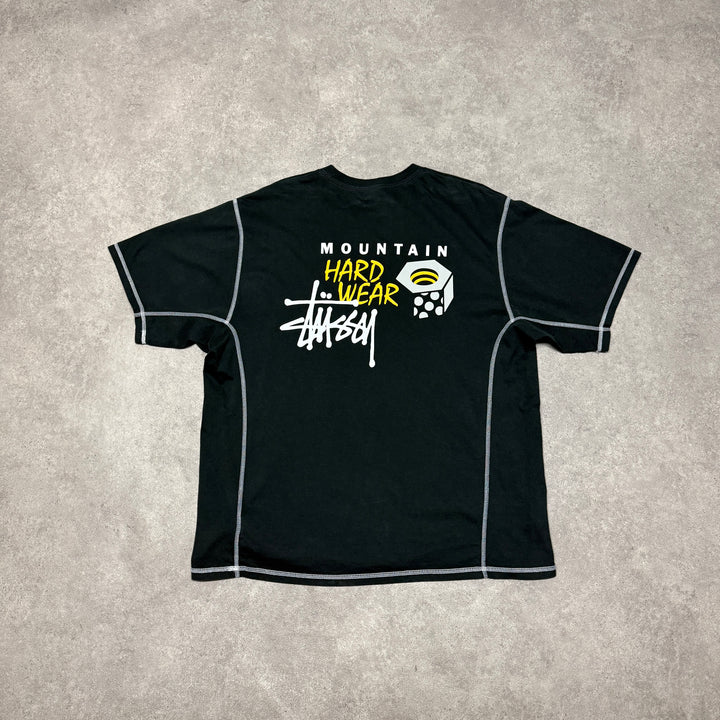 Stussy x Mountain Hardware Black Graphic T-Shirt (L)