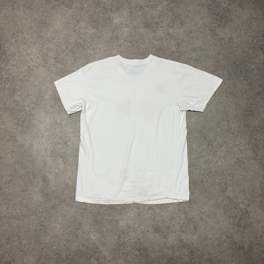 Supreme White Logo Graphic T-Shirt (M)