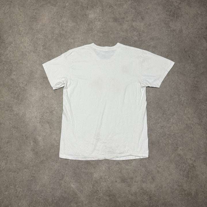 Supreme White Logo Graphic T-Shirt (M)