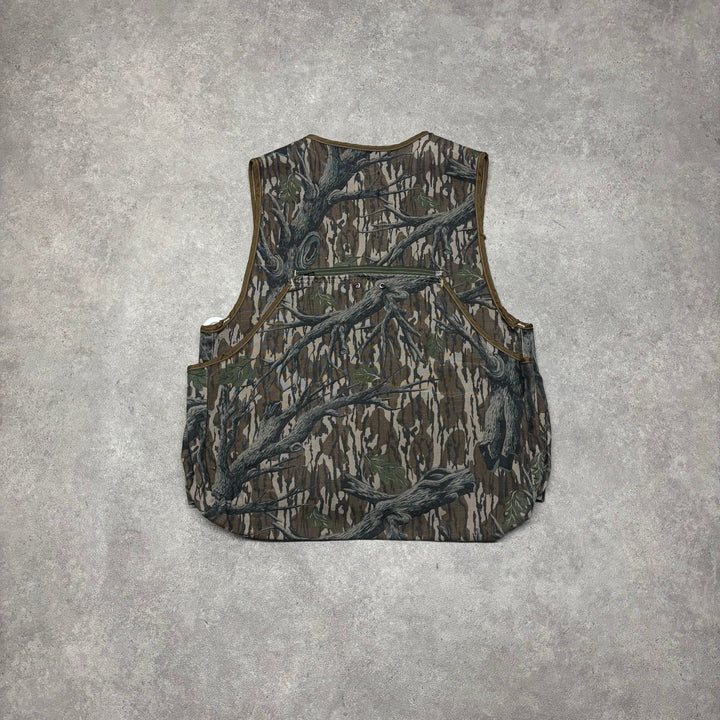 Vintage Carhartt Tree Camouflage Hunting Vest (L)