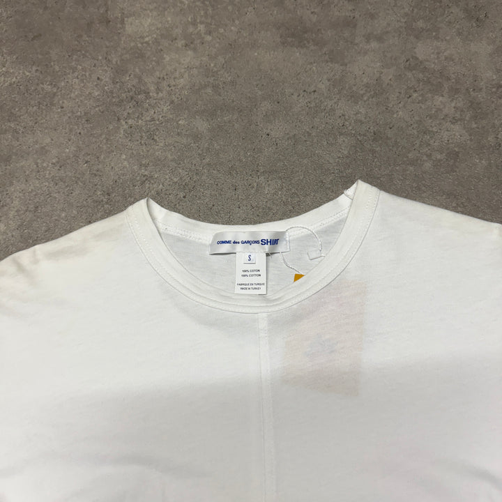Comme De Garcons White Graphic T-Shirt (S)