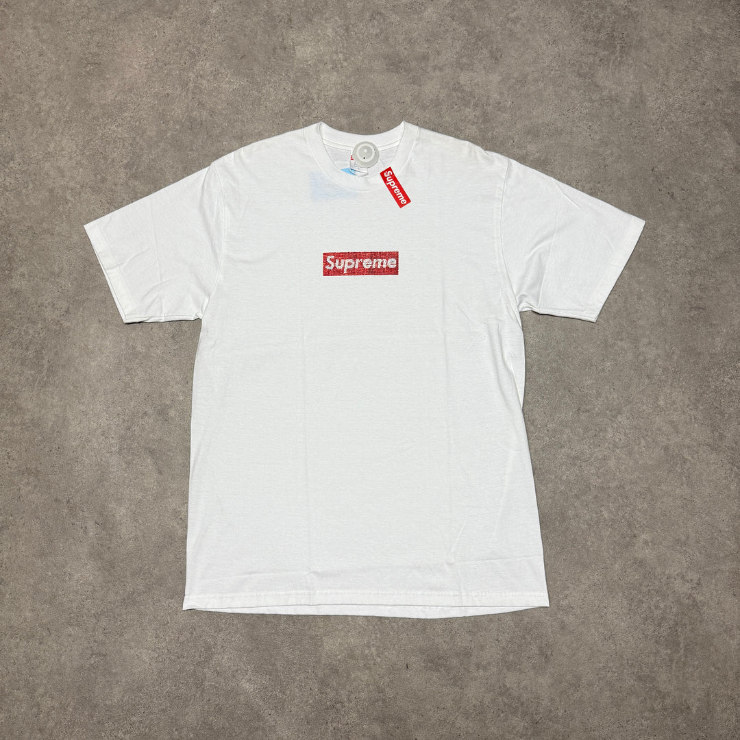 Supreme Swarovoski Box Logo Red T-Shirt (L)