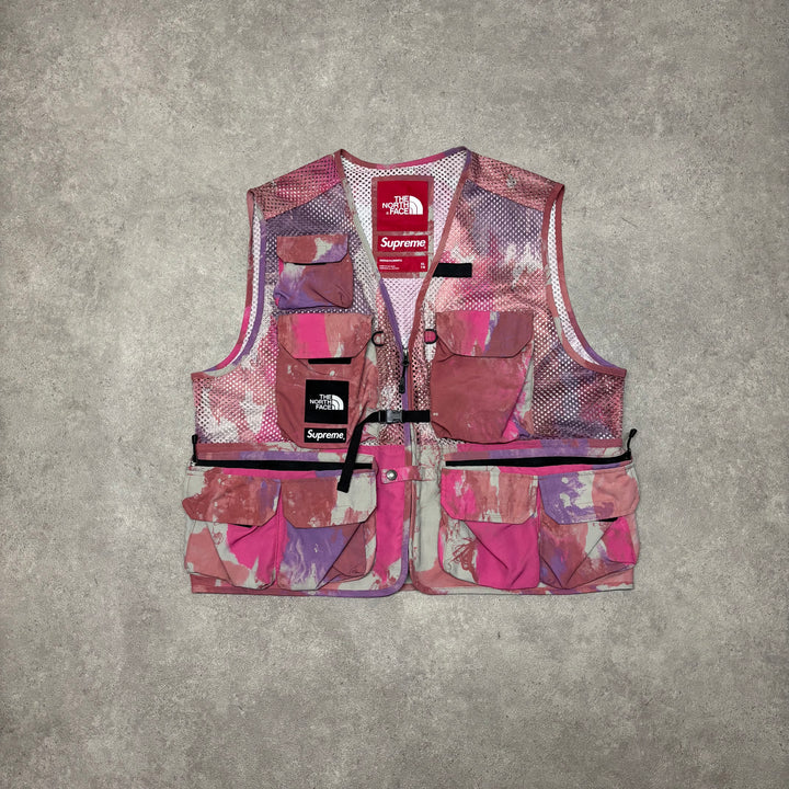 Supreme x The North Face Camouflage Pink Tactical Vest (XL)