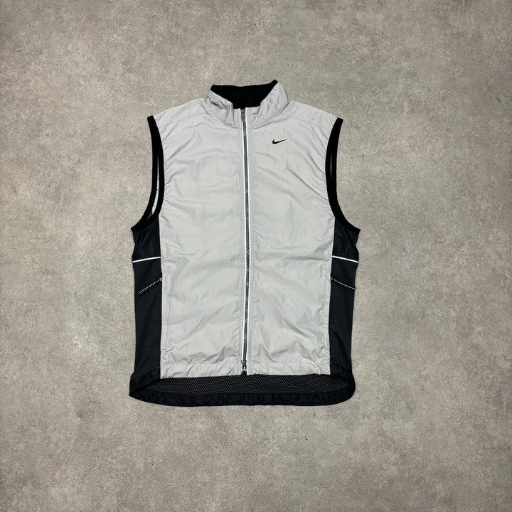 Vintage Nike Grey Lightweight Technical Vest (M)