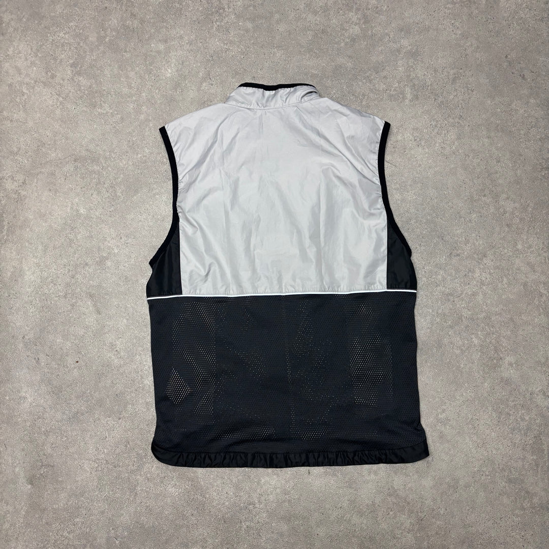 Vintage Nike Grey Lightweight Technical Vest (M)