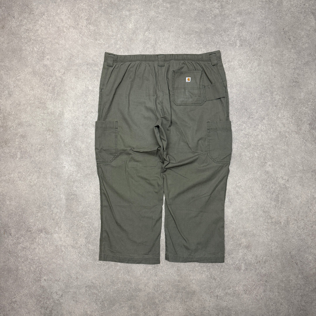 Vintage Carhartt Lightweight Green Trousers (XXL)