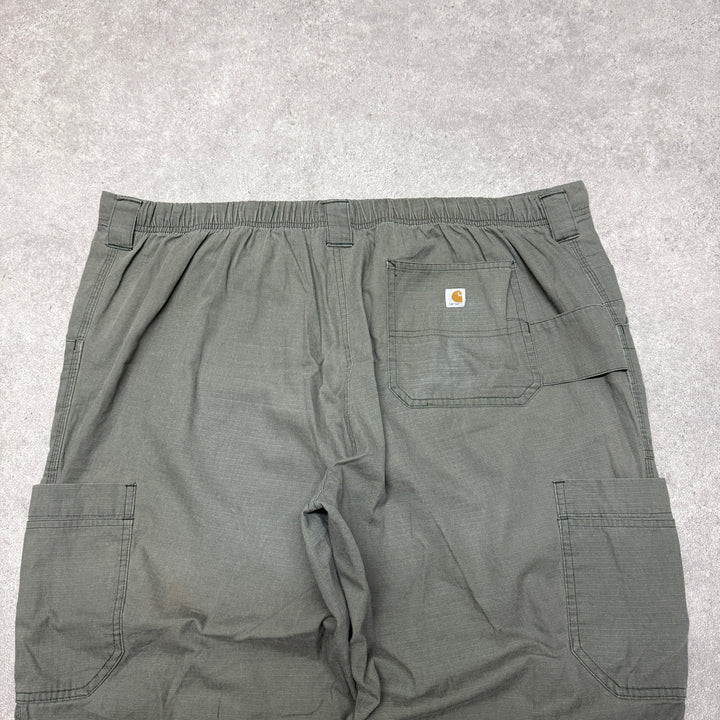 Vintage Carhartt Lightweight Green Trousers (XXL)